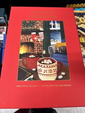 Hobbry Toasty Fireside 500 Piece Jigsaw Puzzle Books NEW Factory Sealed Fun